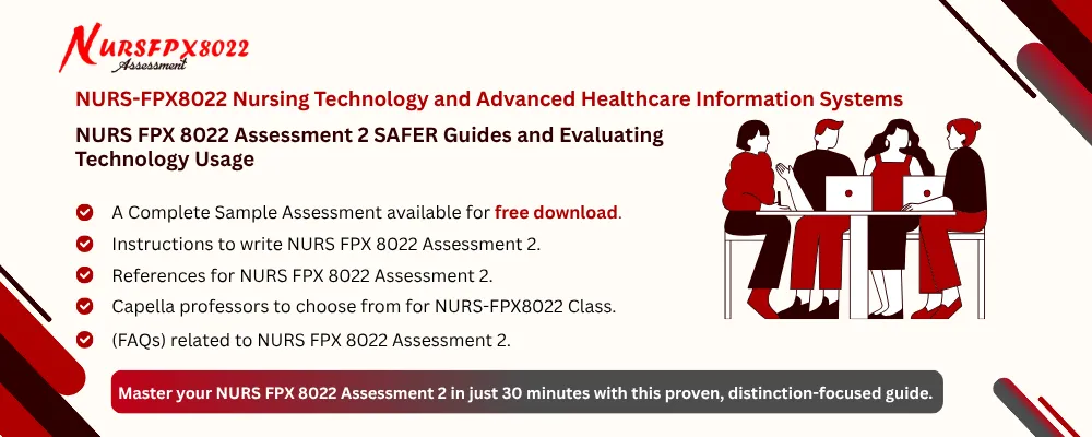 NURS FPX 8022 Assessment 2 SAFER Guides and Evaluating Technology Usage