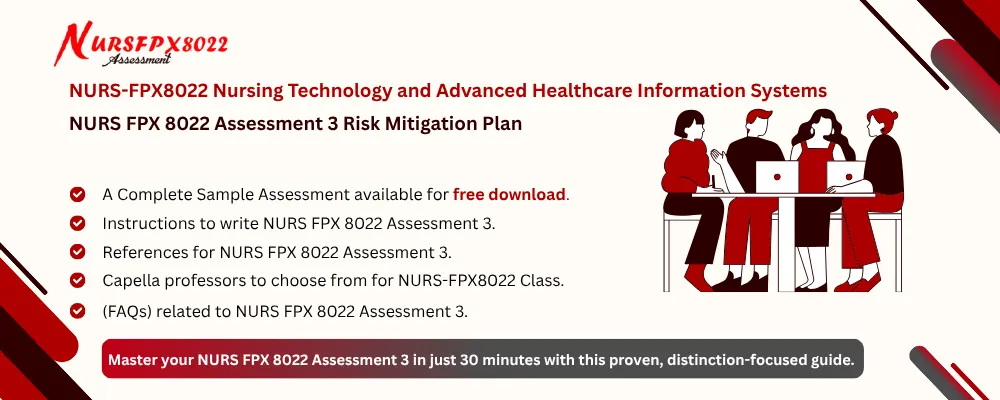 NURS FPX 8022 Assessment 3 Risk Mitigation Plan